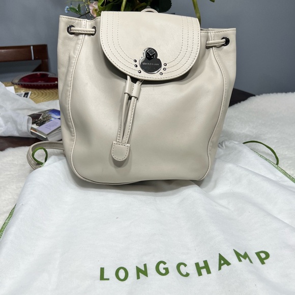 Longchamp leather backpack NWOT - Picture 12 of 14